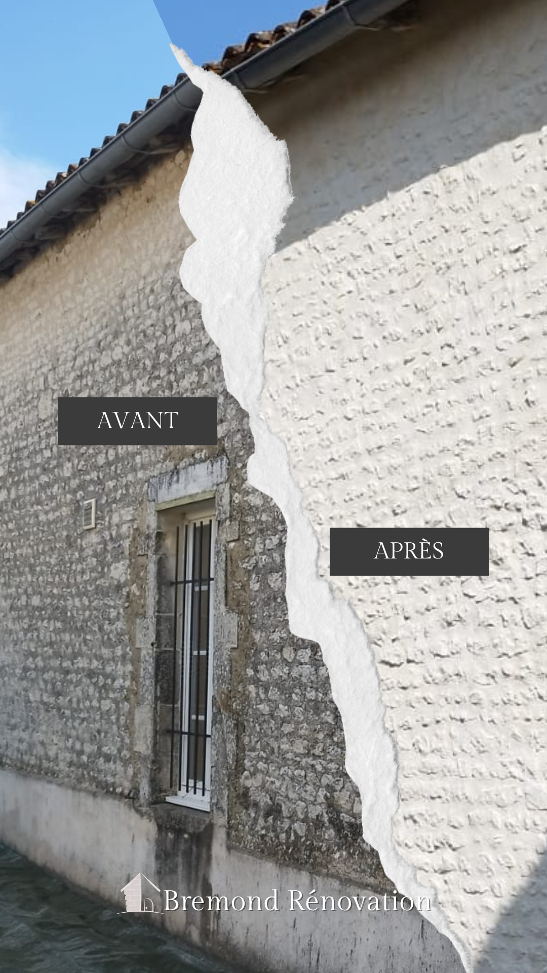 Restauration façade pierre